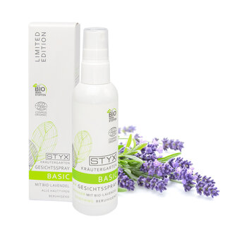 Kr&auml;utergarten basic gezichtsspray met biologische lavendel 100ml