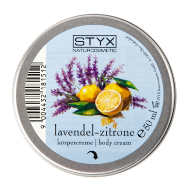Lavendel citroen body crème 50ml