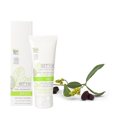 Kräutergarten basic 2in1 masker met biologische jojoba 70ml