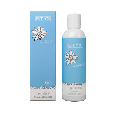 Alpin Derm brandnetel shampoo met edelweiss 200ml
